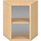 Pureo Kast 30° open decor B 49,9 x H 50 x D 42,7 cm in ahorn – aanzicht 3