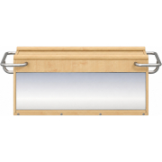 Pureo Kast met spiegel decor