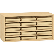 Pureo Eigendomskast decor B 100 x D 42 x H 50 cm in ahorn
