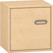 Pureo Kast met deur decor B 50 x D 42 x H 50 cm in ahorn