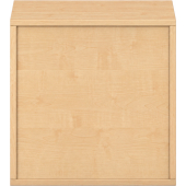 Pureo Kast met deur decor B 50 x D 42 x H 50 cm in ahorn – aanzicht 3