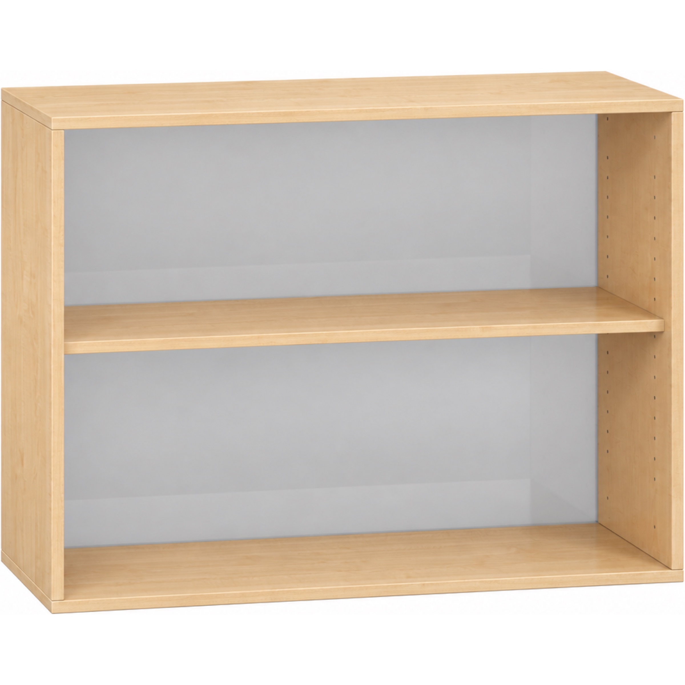 Pureo Schappenkast acryl open decor B 100 x D 42 x H 75 cm in ahorn