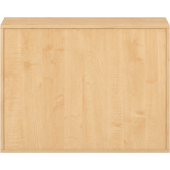 Pureo Kast met dubbele deur decor B 100 x D 42 x H 75 cm in ahorn – aanzicht 4