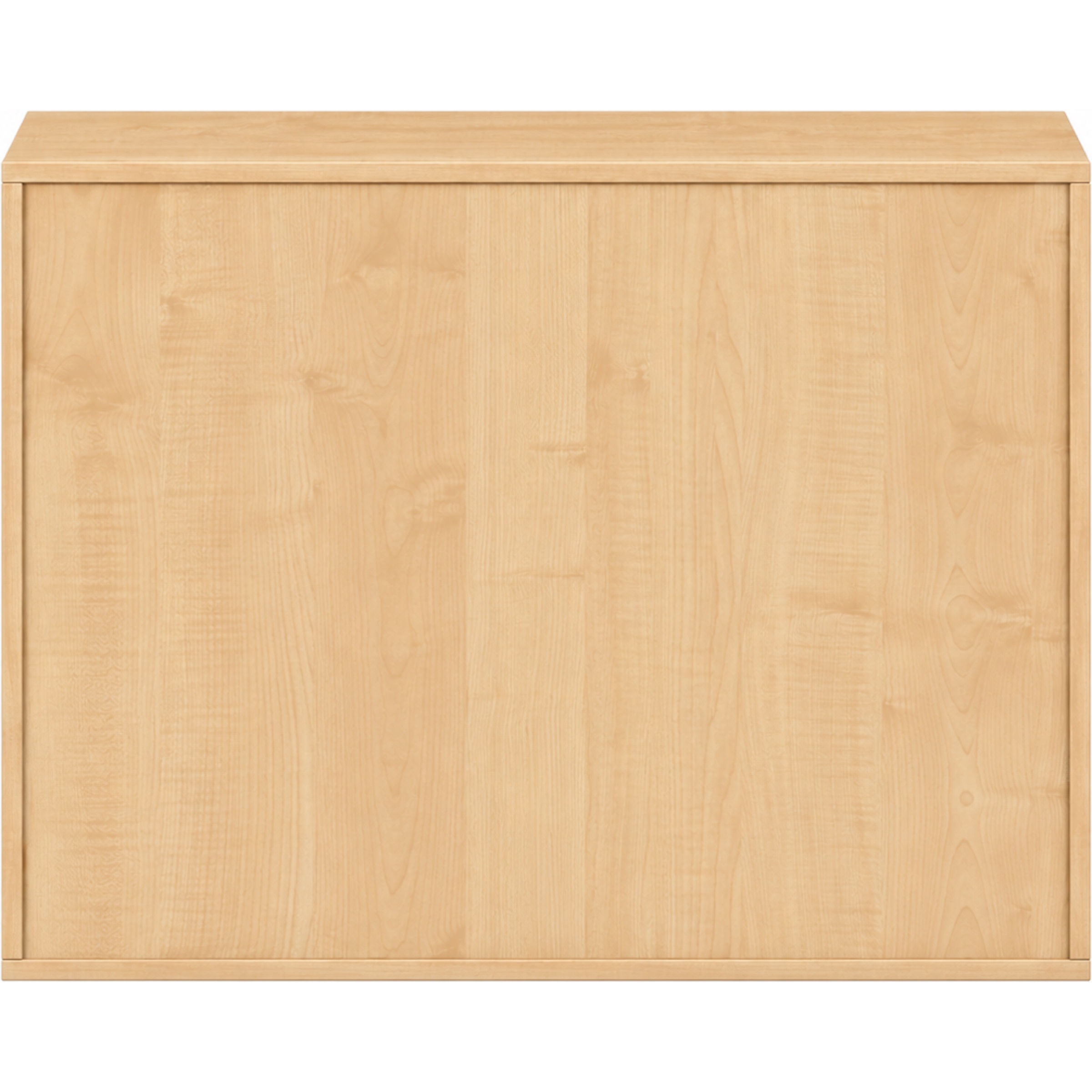 Pureo Kast voor materiaalbakken decor B 100 x D 42 x H 75 cm in ahorn – aanzicht 3