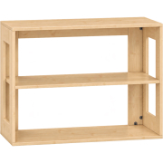 Pureo Kast open decor B 100 x D 42 x H 75 cm in ahorn