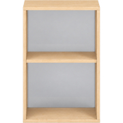 Pureo Schappenkast acryl open decor B 50 x D 42 x H 75 cm in ahorn – aanzicht 2