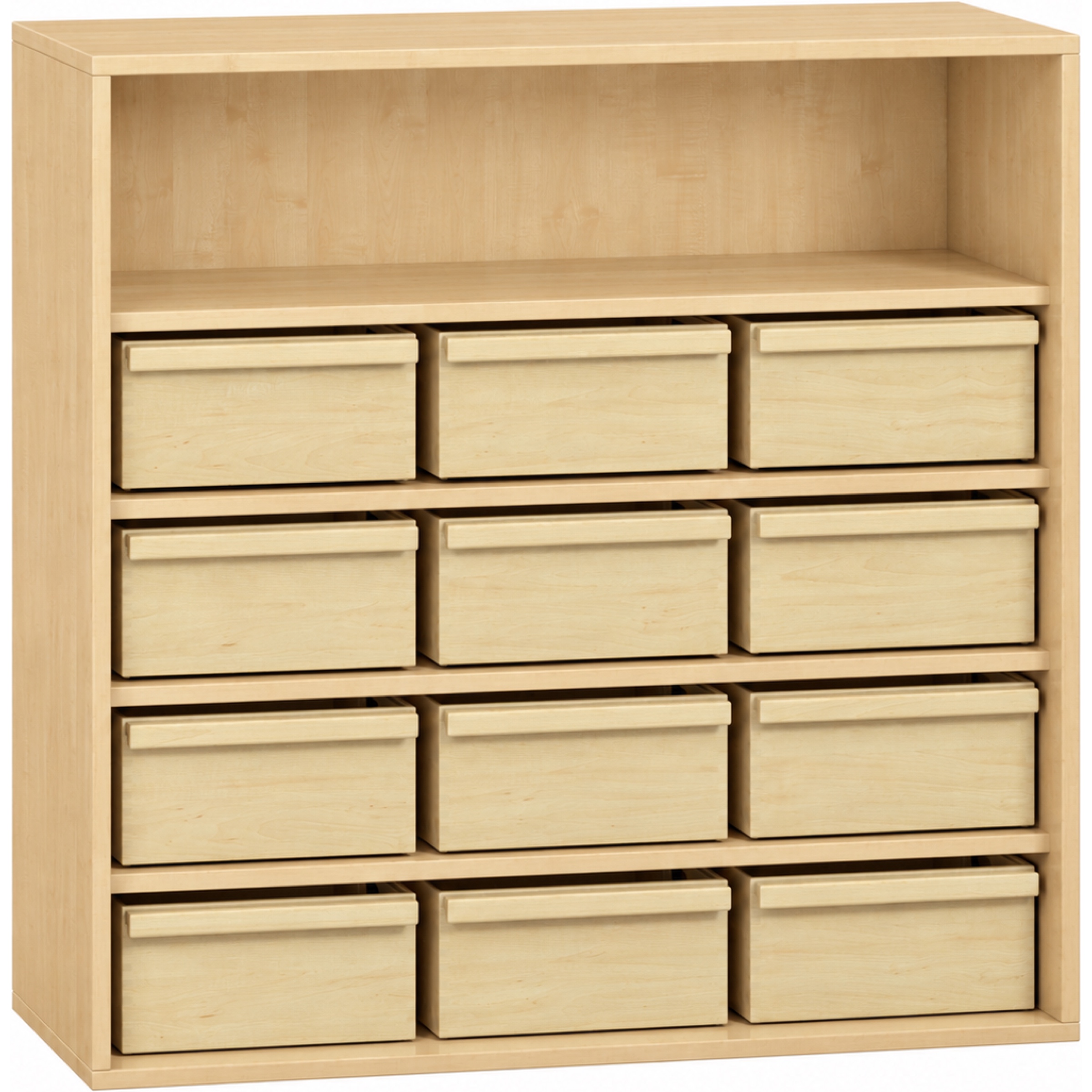 Pureo Materiaalkast decor B 100 x D 42 x H 100 cm in ahorn
