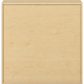 Pureo Materiaalkast decor B 100 x D 42 x H 100 cm in ahorn – aanzicht 3