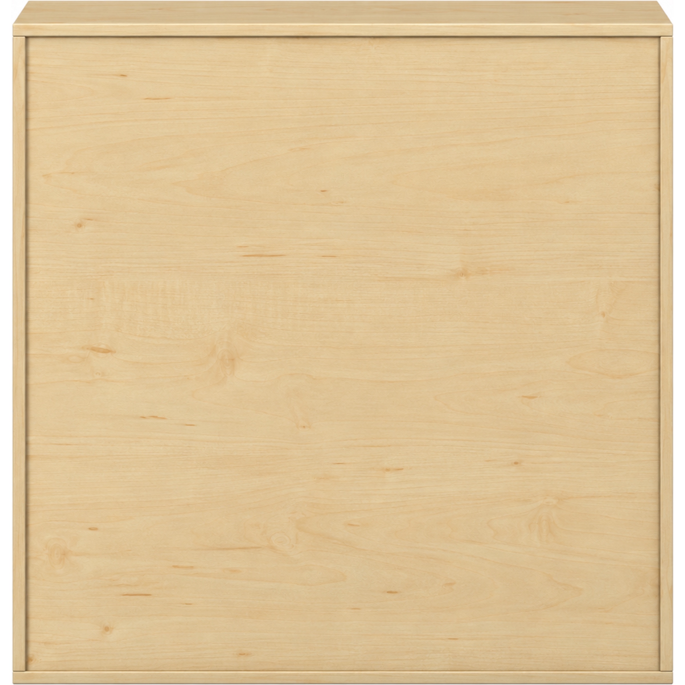 Pureo Materiaalkast decor B 100 x D 42 x H 100 cm in ahorn – aanzicht 3
