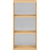 Pureo Schappenkast acryl open decor B 50 x D 42 x H 100 cm in ahorn – aanzicht 2