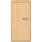 Pureo Kast met deur decor B 50 x D 42 x H 100 cm in ahorn – aanzicht 2