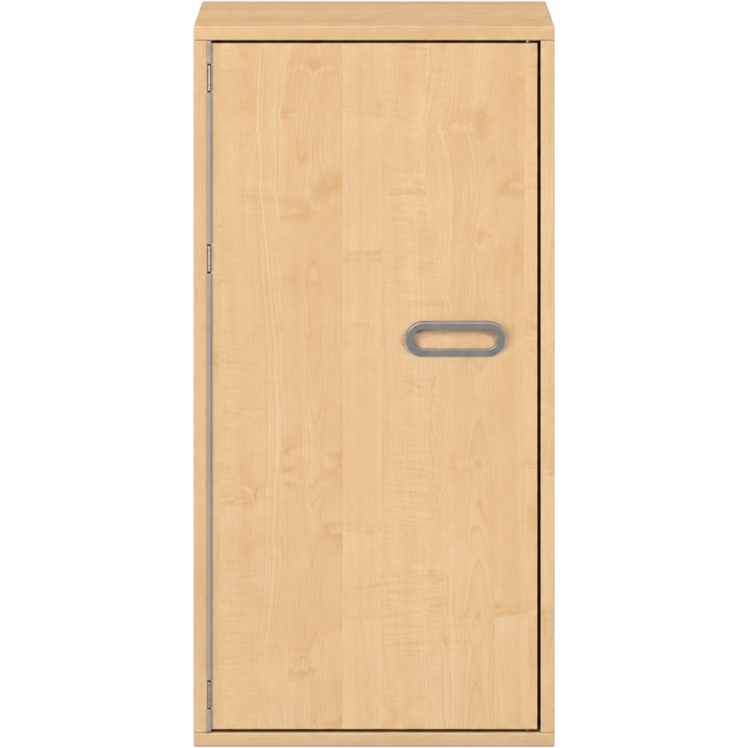 Pureo Kast met deur decor B 50 x D 42 x H 100 cm in ahorn – aanzicht 2