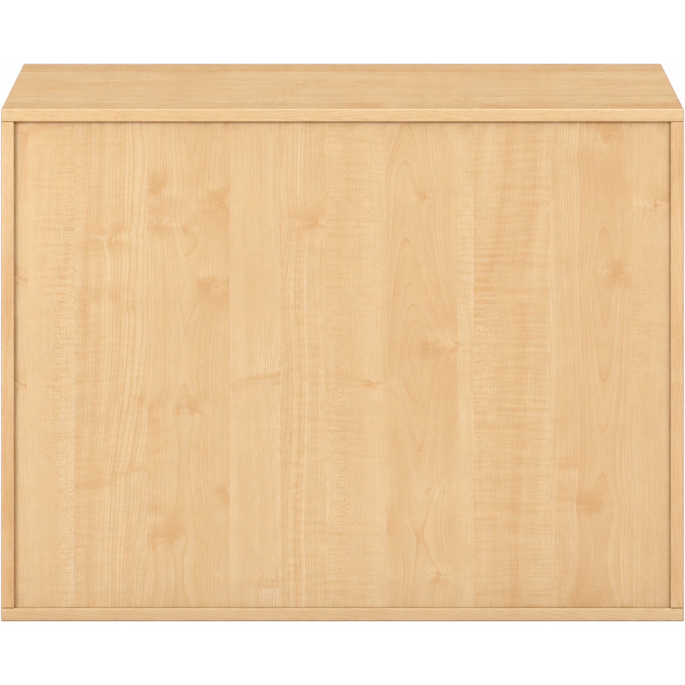 Pureo Kast met dubbele deur decor B 100 x D 60 x H 75 cm in ahorn – aanzicht 4