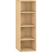 Pureo Schappenkast open decor B 50 x H 150 x D 60 cm in ahorn