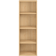 Pureo Schappenkast open decor B 50 x H 150 x D 60 cm in ahorn – aanzicht 2