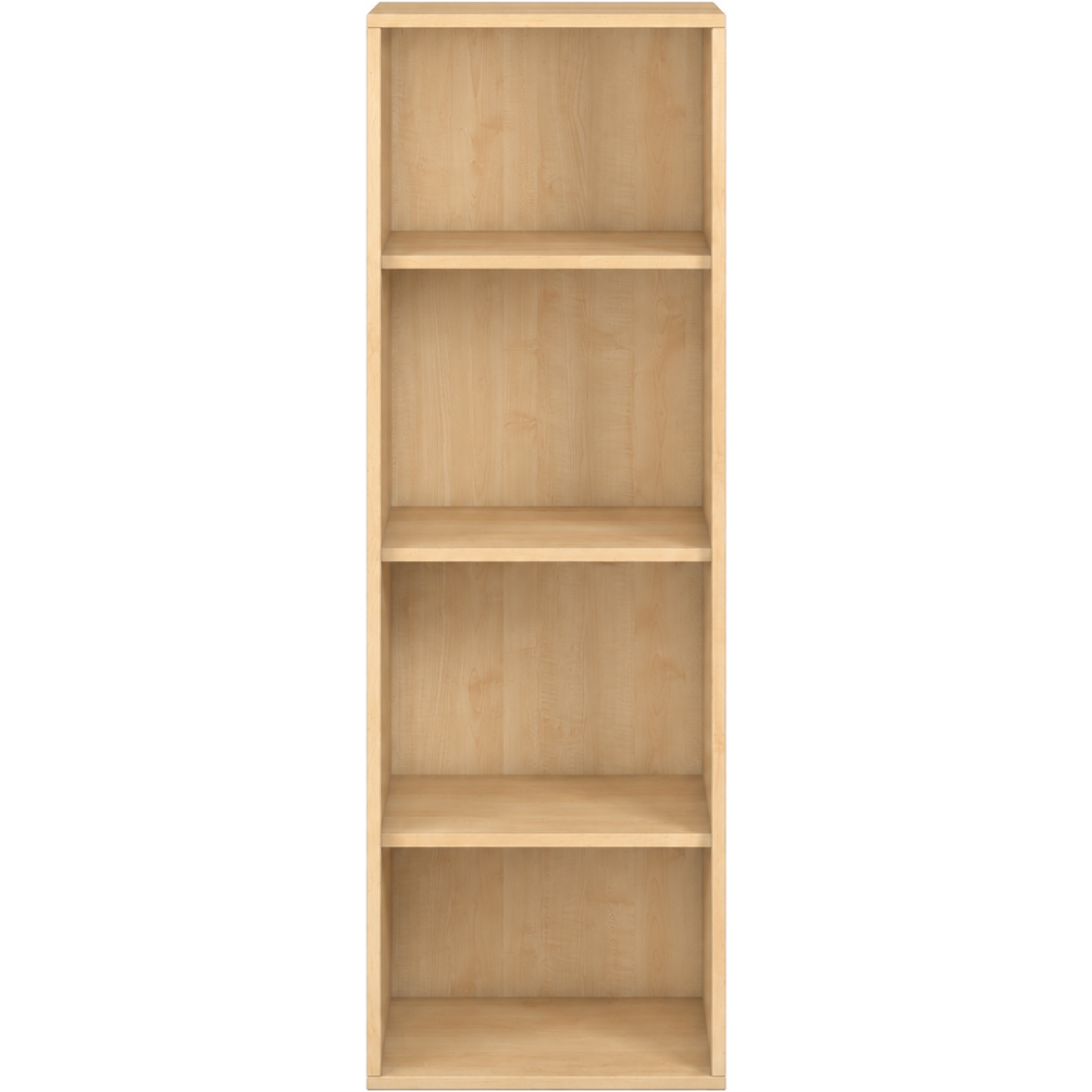 Pureo Schappenkast open decor B 50 x H 150 x D 60 cm in ahorn – aanzicht 2