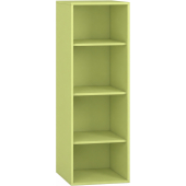 Pureo Schappenkast open decor B 50 x H 150 x D 60 cm in lindegroen