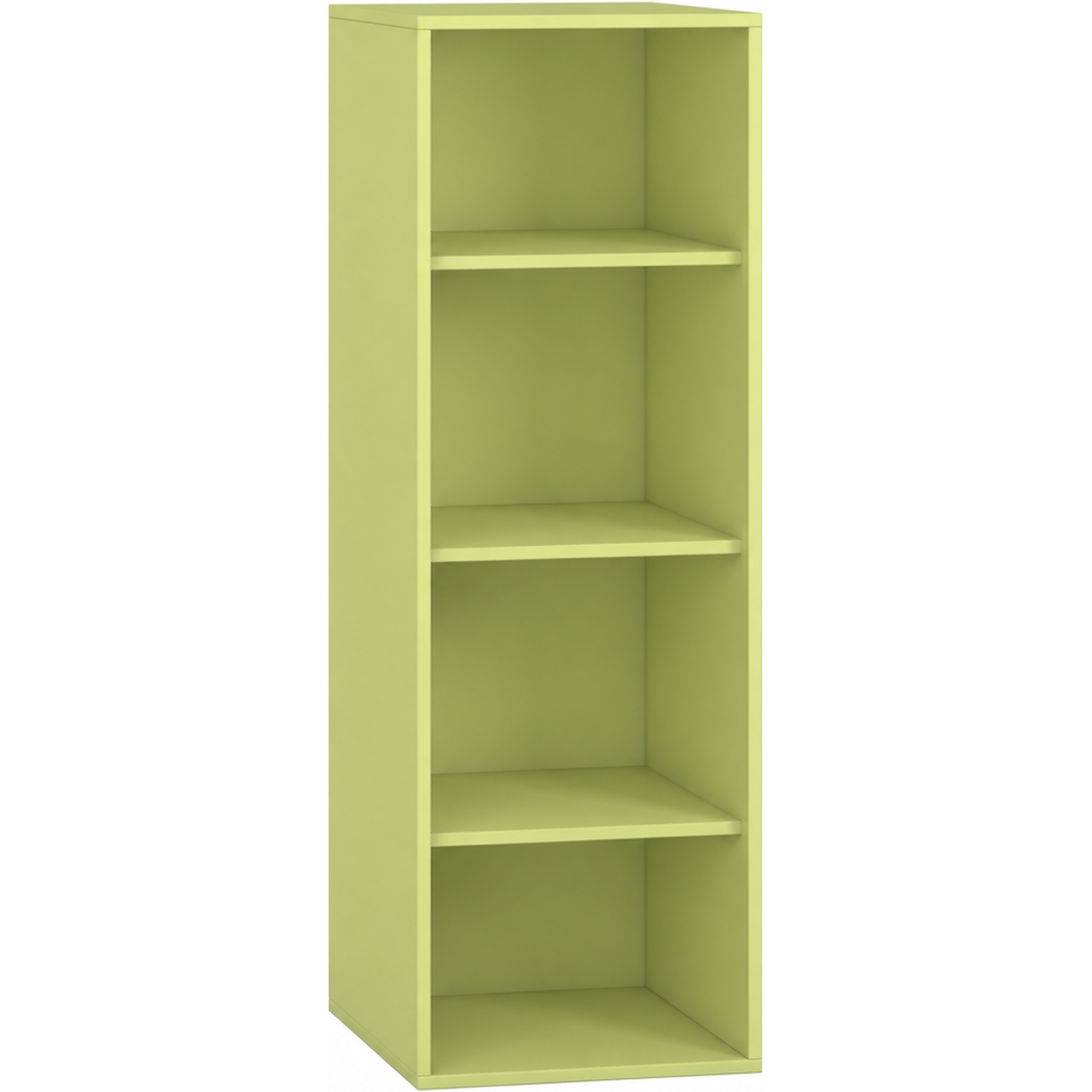 Pureo Schappenkast open decor B 50 x H 150 x D 60 cm in lindegroen