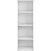 Pureo Schappenkast open decor B 50 x H 150 x D 60 cm in wit – aanzicht 2