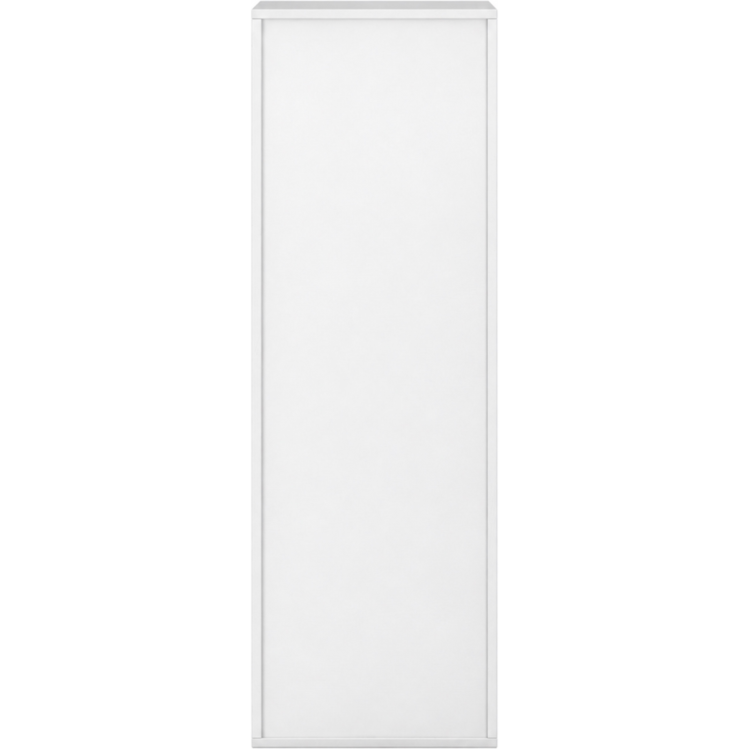 Pureo Schappenkast open decor B 50 x H 150 x D 60 cm in wit – aanzicht 3
