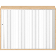 Pureo Opbergkast decor B 100 x D 42 x H 75 cm in ahorn – aanzicht 2
