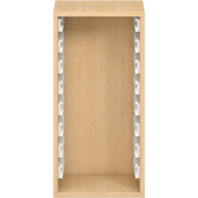 Pureo Kast voor materiaalbakken decor B 37 x D 42 x H 75 cm in ahorn – aanzicht 2