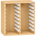Pureo Kast voor materiaalbakken decor B 75 x D 42 x H 75 cm
