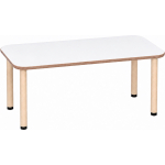 Tabulo Rechthoekige tafel 140 x 70 cm, houten poten