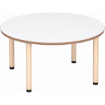 Tabulo Ronde tafel Ø 120 cm, houten poten